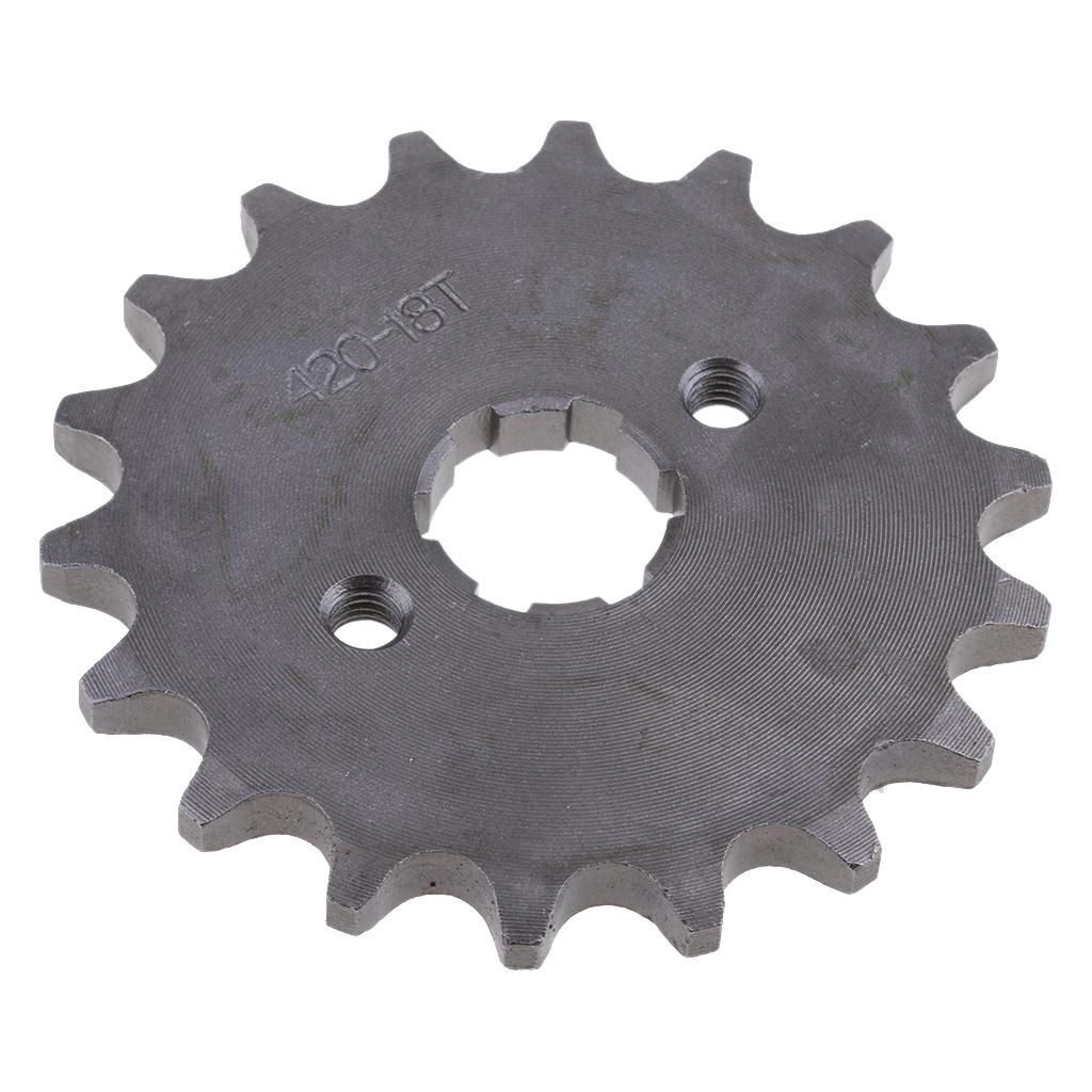 18T 18 Teeth 20mm 420 Chain Front Sprocket Cog for 110cc 125cc 140cc Pit Dirt Bike