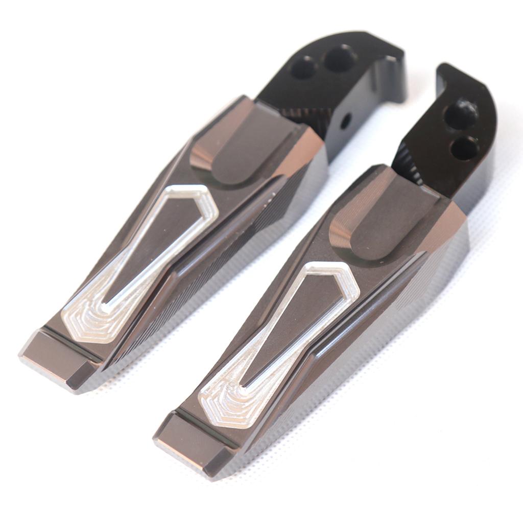 Motorcycle CNC Aluminum Passenger Footrest Footpeg Foot Pegs Pedals Titanium