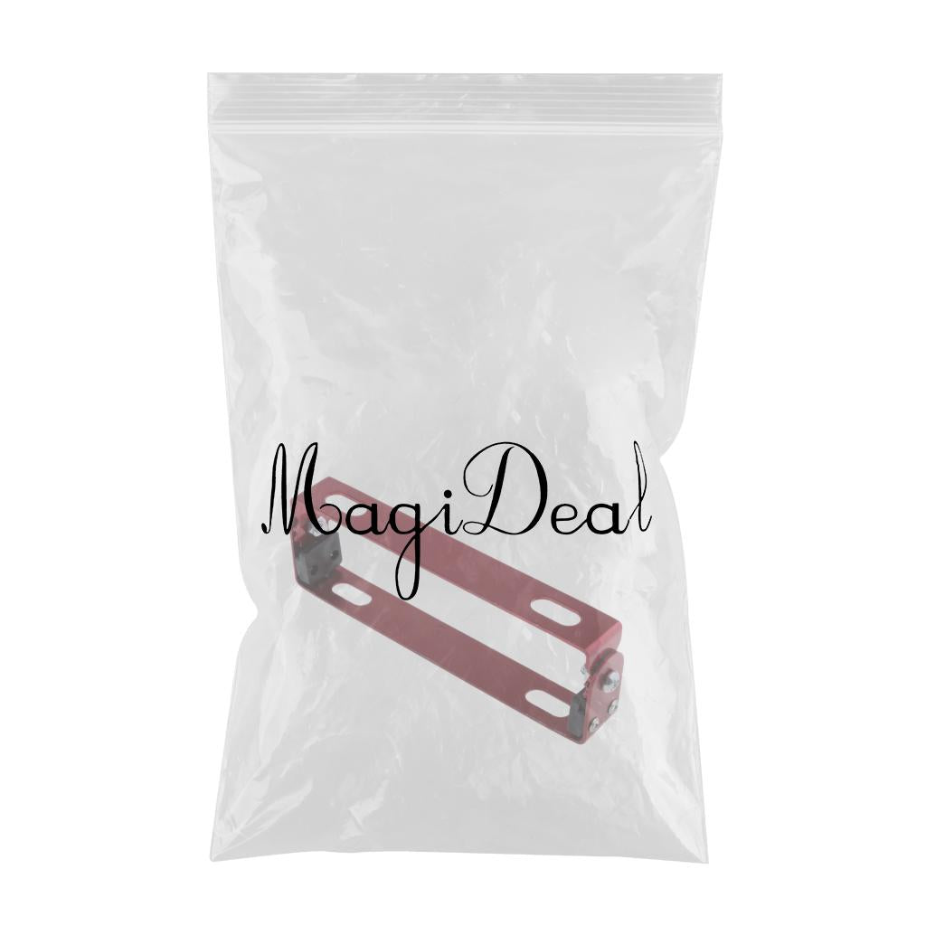 Adjustable Aluminum Motorcycle License Plate Holder Mount Bracket Red