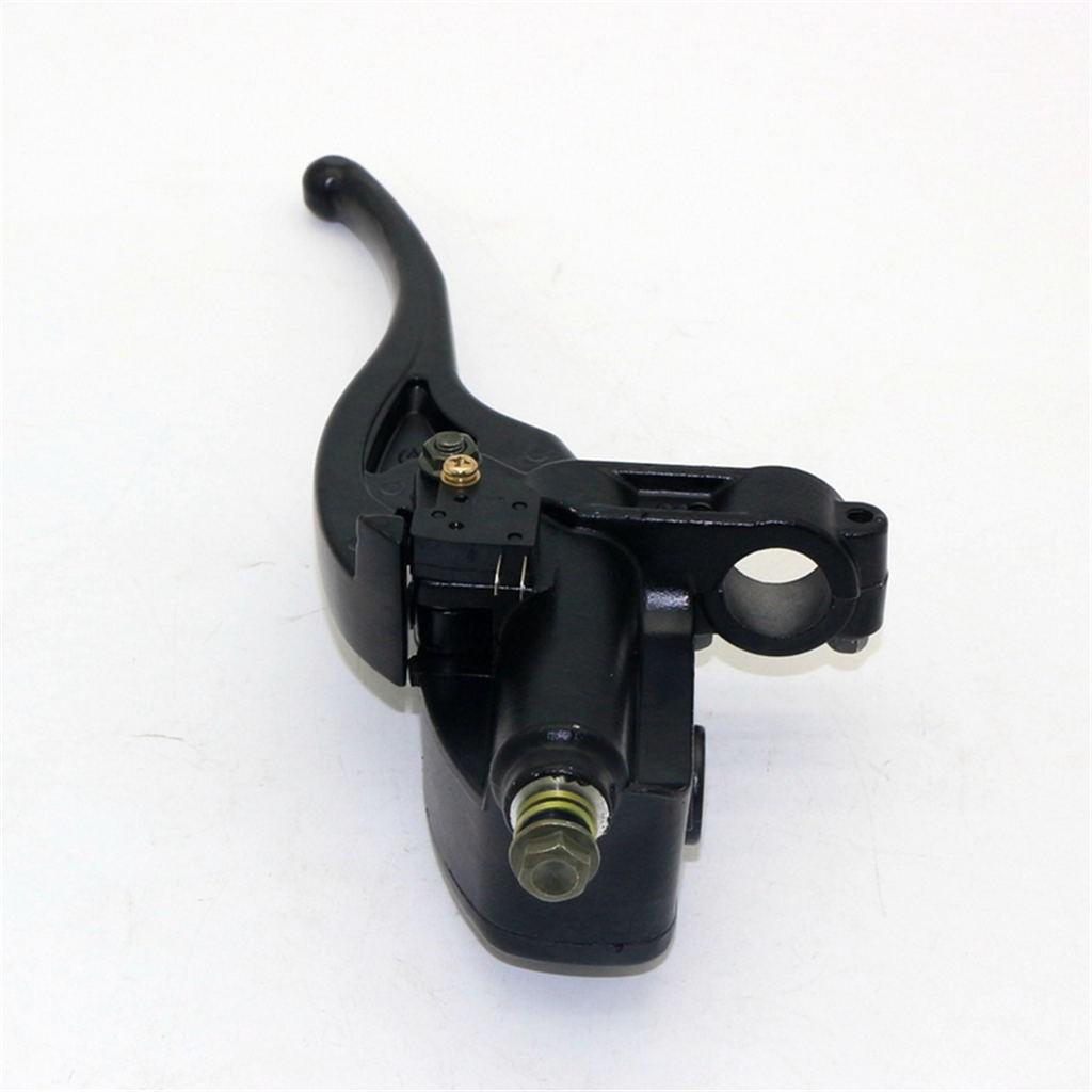 Black Motorcycle Front Left Brake Master Cylinder Clutch Reservoir Levers 