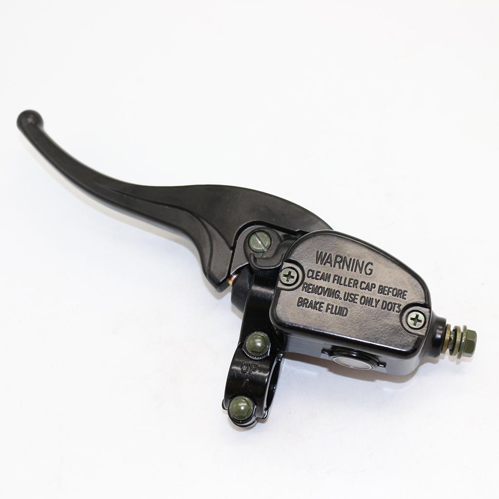 Black Motorcycle Front Left Brake Master Cylinder Clutch Reservoir Levers 
