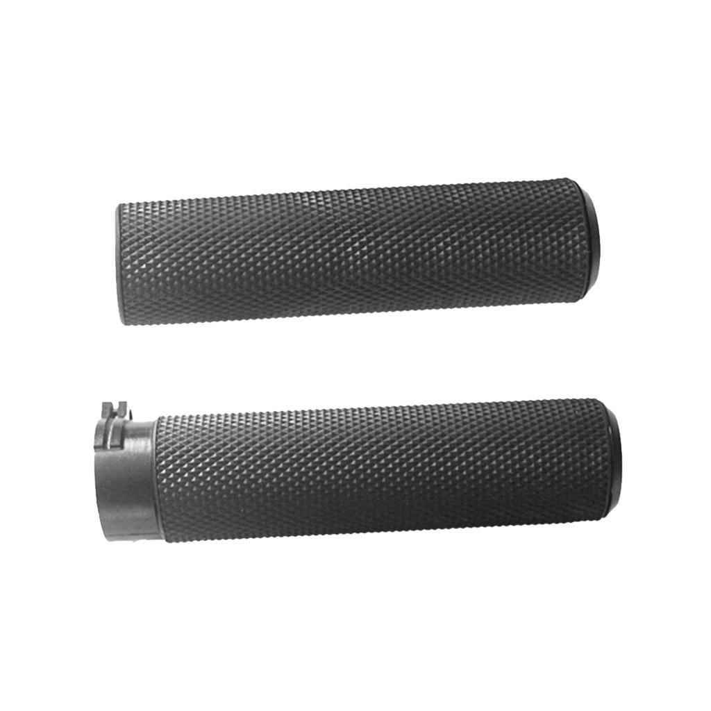 Black 1'' Motorbike Antiskid Handlebar Grips Fit Harley Glide 883 1200 x 48 