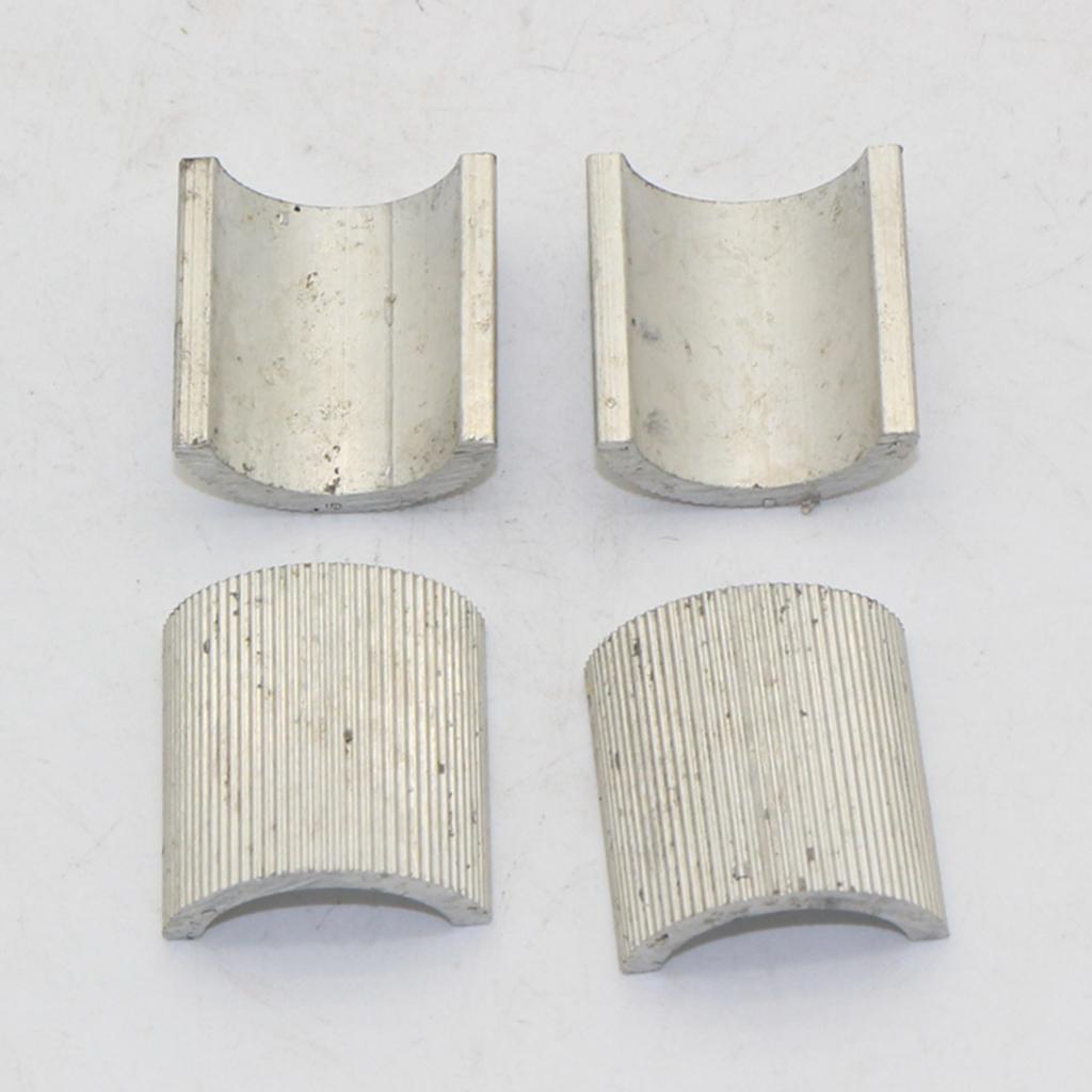 7/8 Handlebars to 1" Mounts Risers Clamps Conversion Shims Spacers Set of 8"