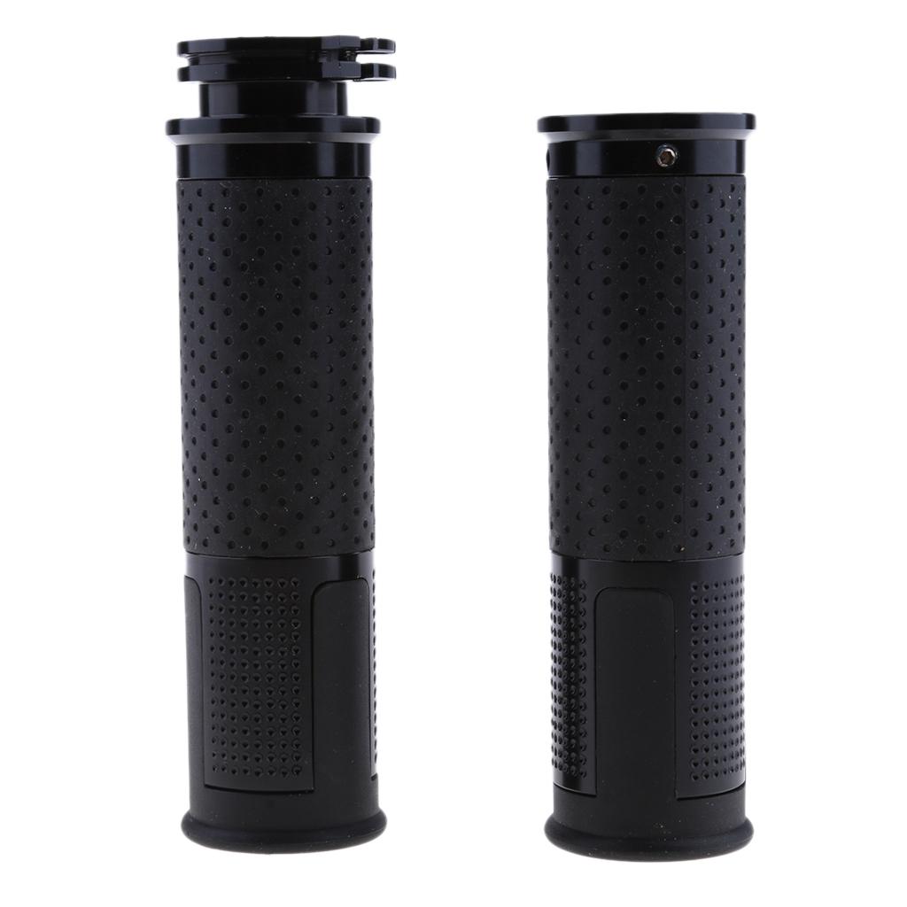 1 Pair 7/8" 22mm Aluminum Alloy Handlebar Hand Grips for Motorcycle Gold