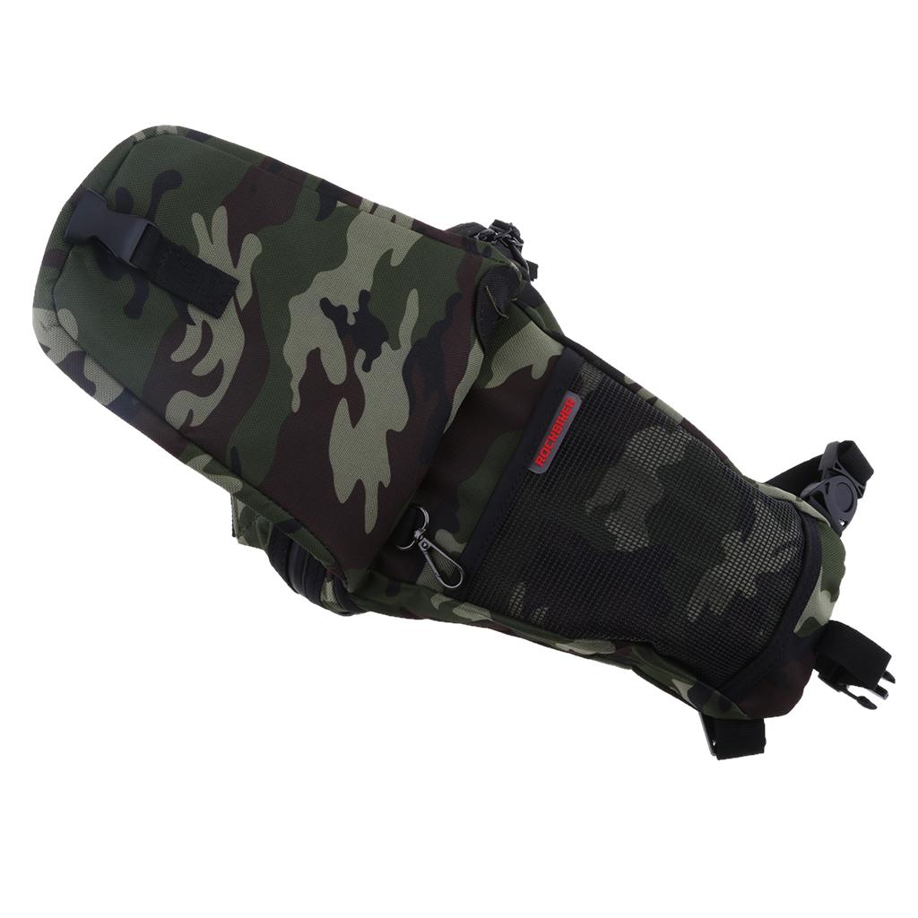 Universal Motorcycle Knight Package Waterproof Saddle bags Camouflage Green