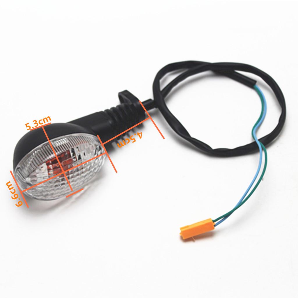 Turn Signal Blinker Indicator Light For KAWASAKI EX250R NINJA 08-12 Clear