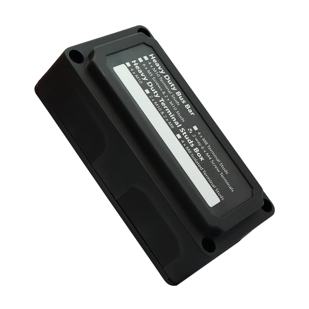 Heavy Duty Bus-Bar Terminal Board 100A for 12x4mm Shunt Terminals