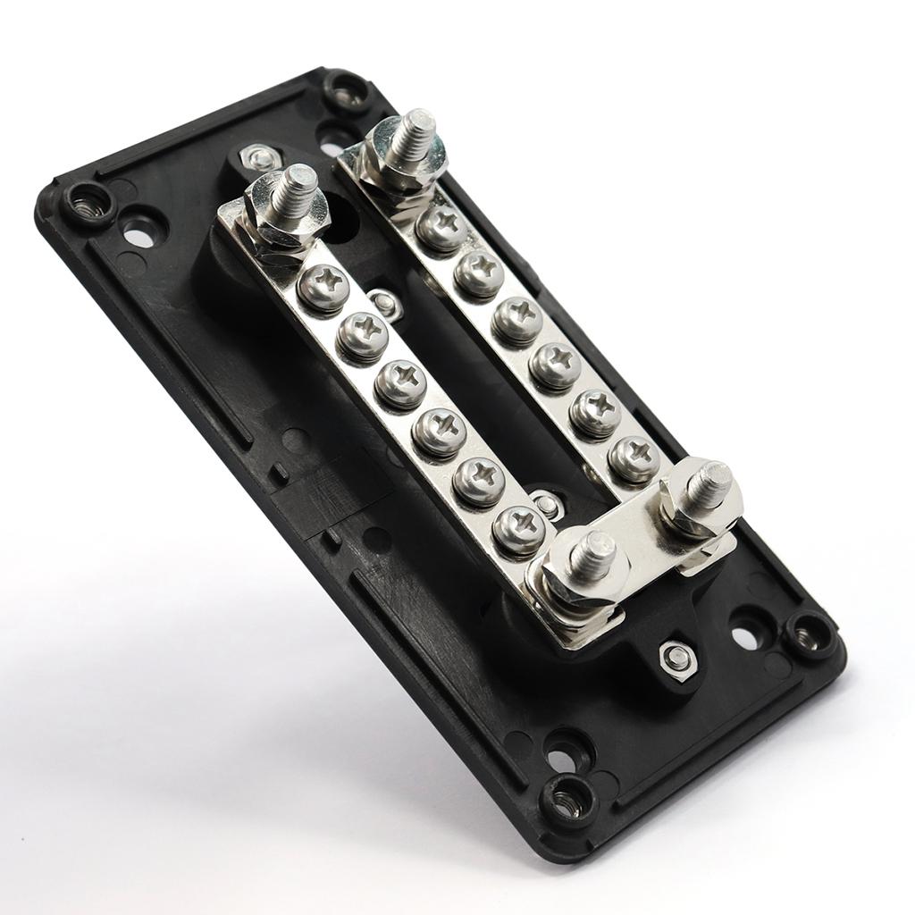 Heavy Duty Bus-Bar Terminal Board 100A for 12x4mm Shunt Terminals