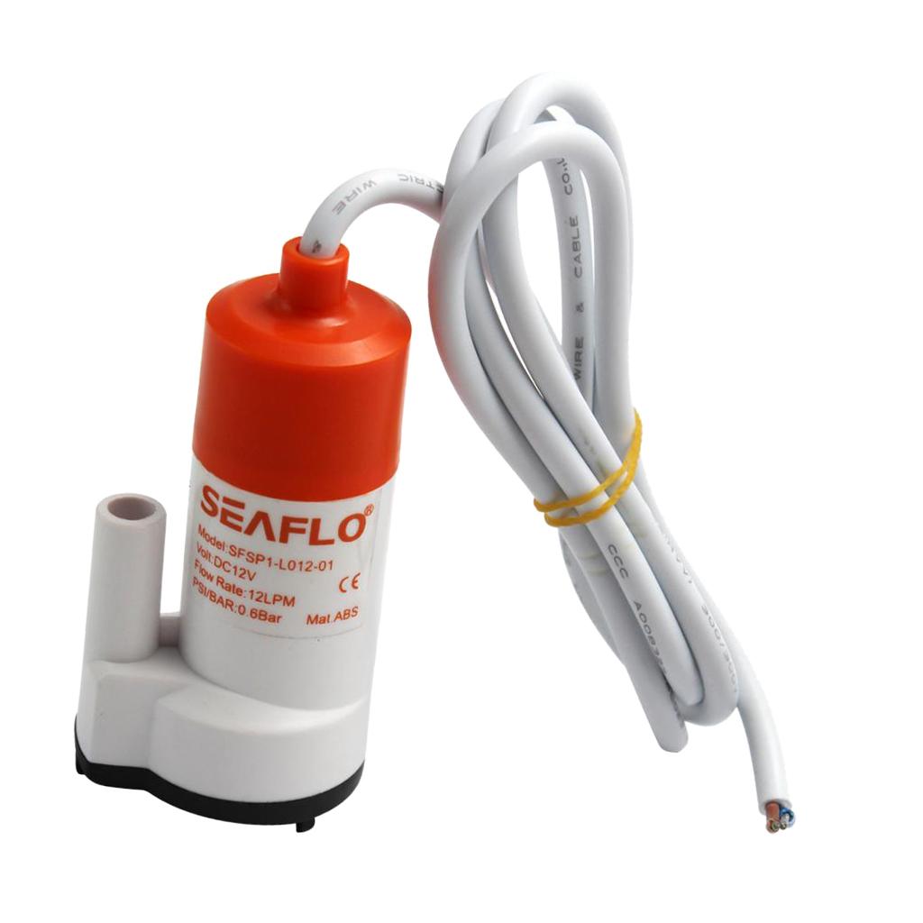 SEAFLO 12LPM Low Voltage 2.0A Electric Submersible Micro Pump for Boat