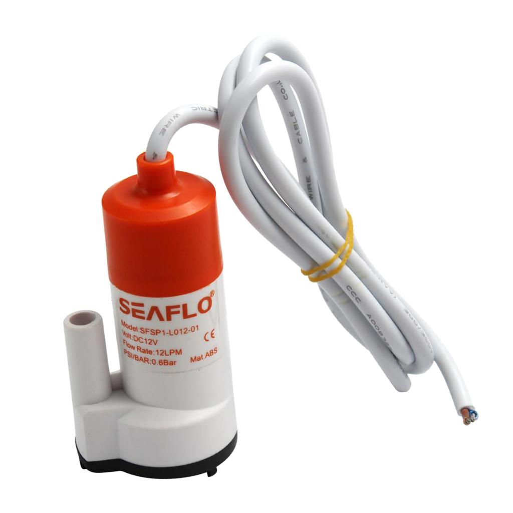 SEAFLO 12LPM Low Voltage 2.0A Electric Submersible Micro Pump for Boat