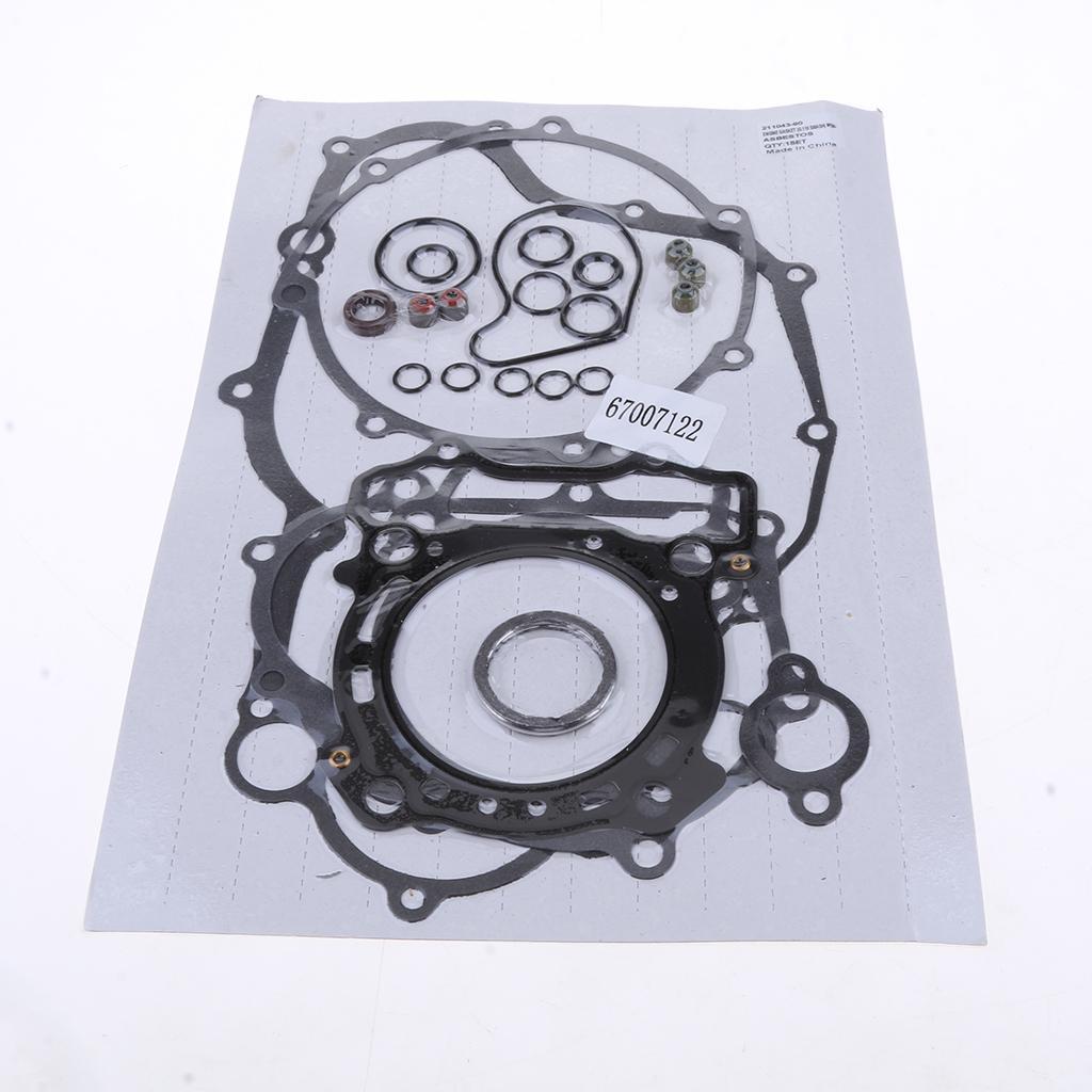 Motorcycle Engine Complete Top End Gaskets Kit for Yamaha YZ250F 2001-2013