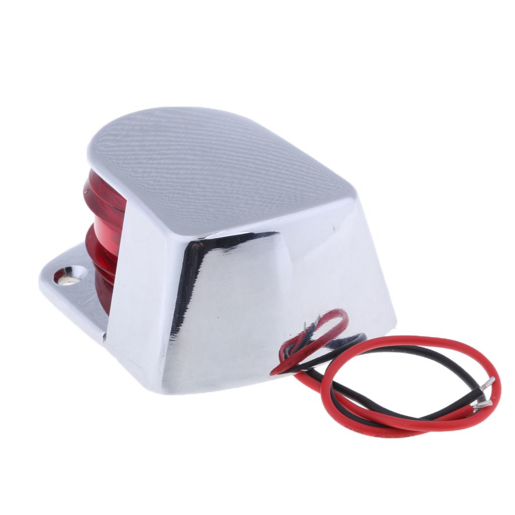 Boat Marine Light Bow Navigation Light Bi-Color Red Green Lens Signal Light