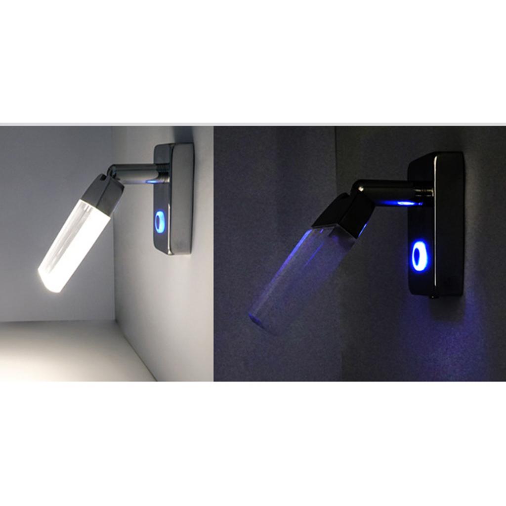 12V LED Reading Light Touchable Switch Lamp for Marine Boat Yacht RV