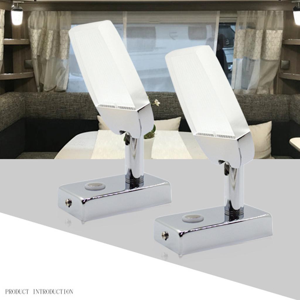 12V LED Reading Light Touchable Switch Lamp for Marine Boat Yacht RV
