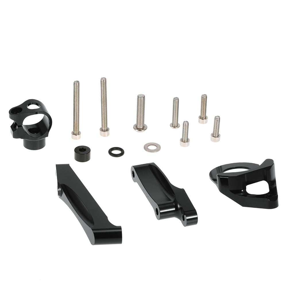 Motorcycle Steering Damper Mounting Bracket Assy for Daytona 675R black