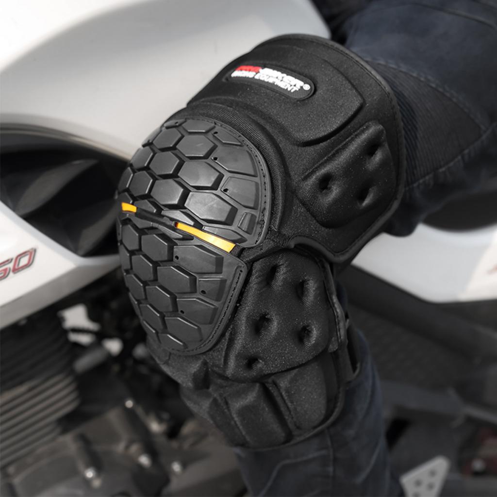 Adjustable Motorcycle Knee Pad Protector Antislip Knee Shin Guard Crashproof