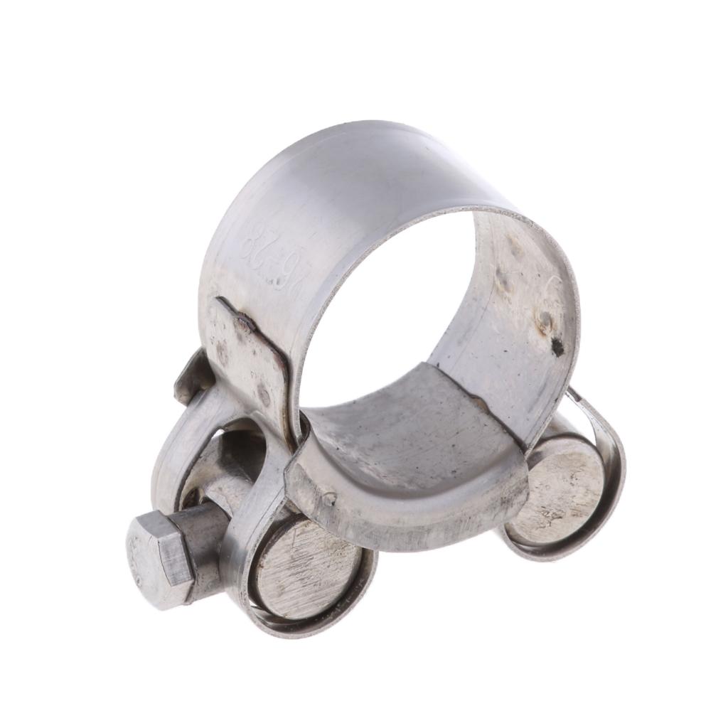 Universal 26-28mm Motorcycle Exhaust Pipe Clamp Caliper - Stainless Steel