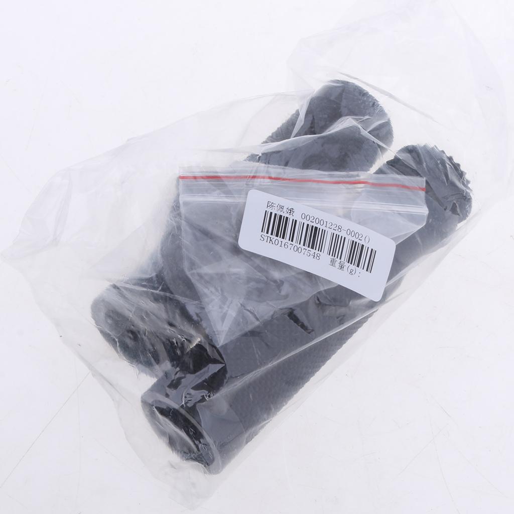 7/8" 22mm CNC Aluminum Motorcycle Throttle Control Handlebar Grips Black