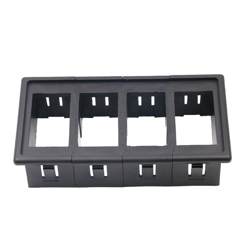 4 Gang Boat Rocker Switch Panel Holder Housing For ARB Carling