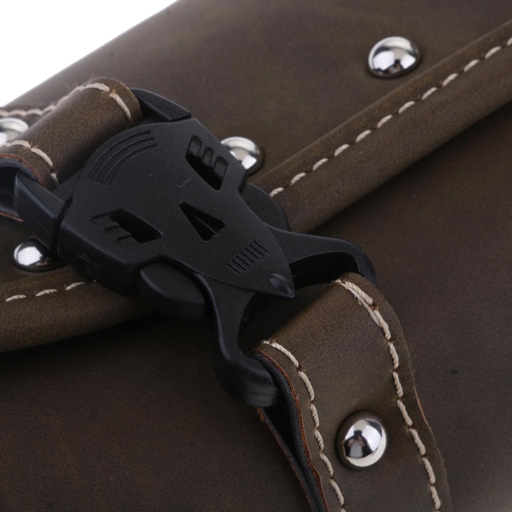 Motorcycle Universal Windshield Tool Kit Riding Bag Storage Bag Brown