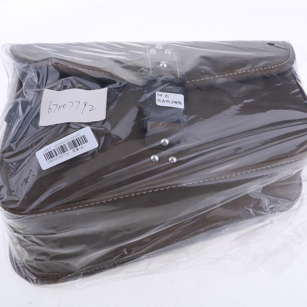 Leather Solo Saddle Luggage Bag for   Sportster XL883 XL1200 Right 2