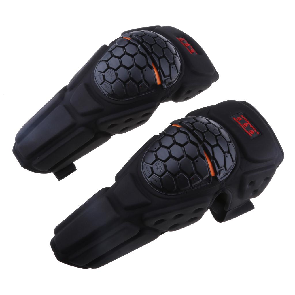 Motorcycle Motocross Windproof Protective Gear Knee Guards Armour 38 x 20 cm