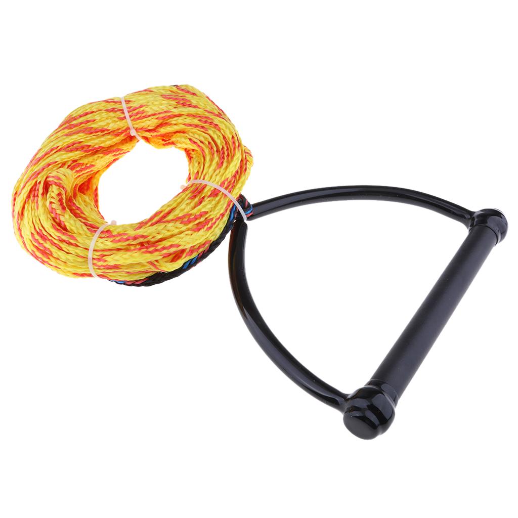 Tow Rope 75ft w/ EVA Floating Handle Water Sports Skiing Wakeboarding Random