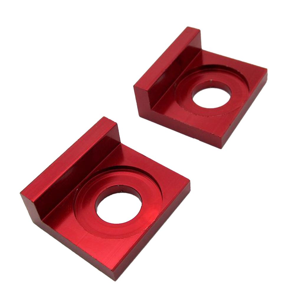 15mm Chain Adjuster Tensioner Block for Dirt Bike Motorcycle Blue & Red