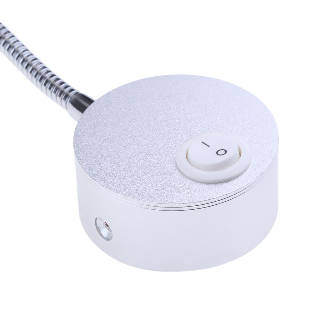 12V 1W LED Spot Reading Light Switch Camper Caravan Boat Motorhome Light
