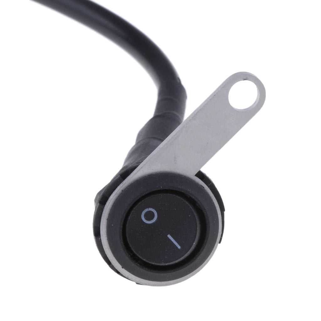 Motorcycle Universal LED Headlight Spot Light Handlebar Light Mount Switch