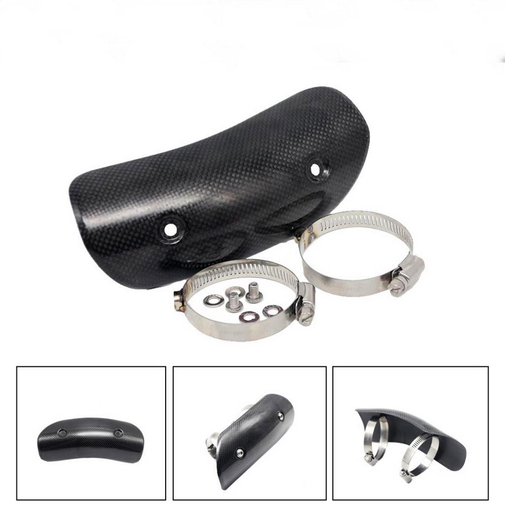 Motorcycle Exhaust Muffler Middle Pipe Protector Heat Shield Cover 200mm