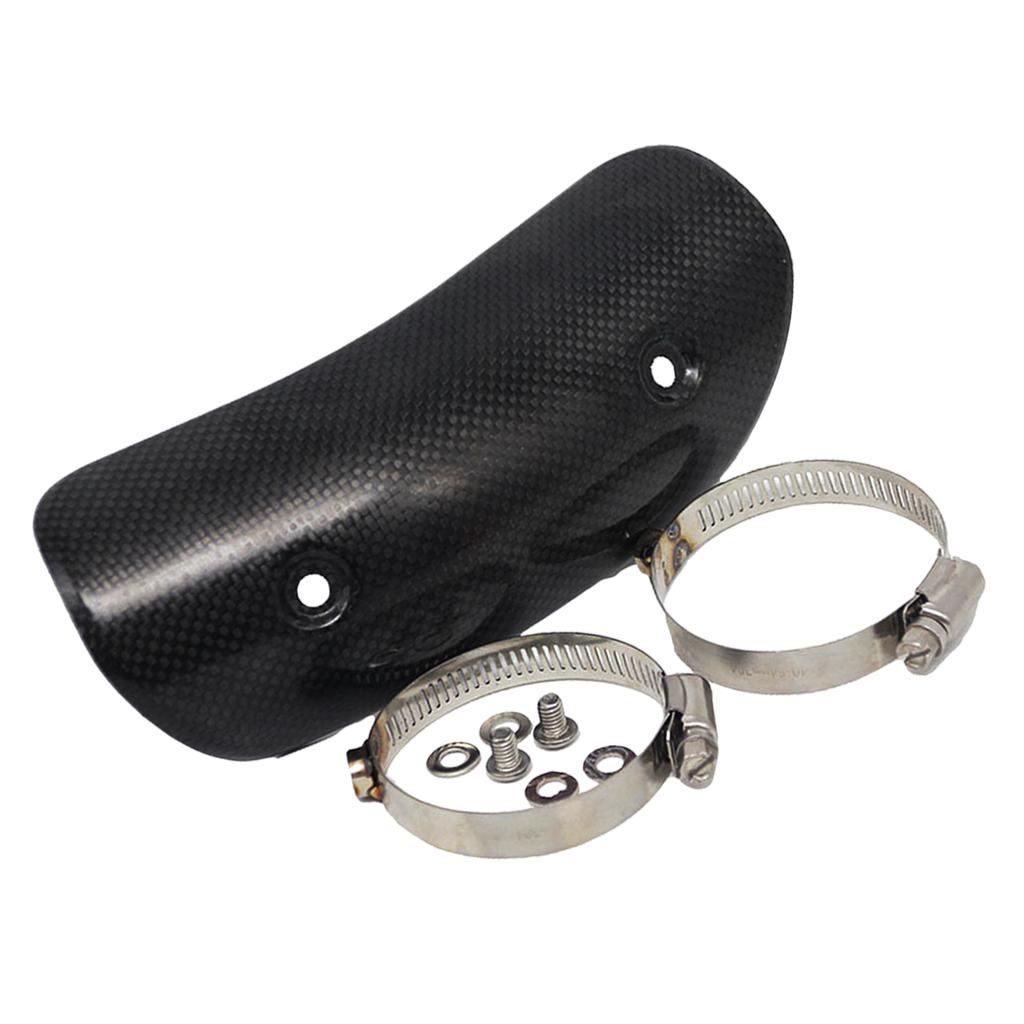Motorcycle Exhaust Muffler Middle Pipe Protector Heat Shield Cover 200mm