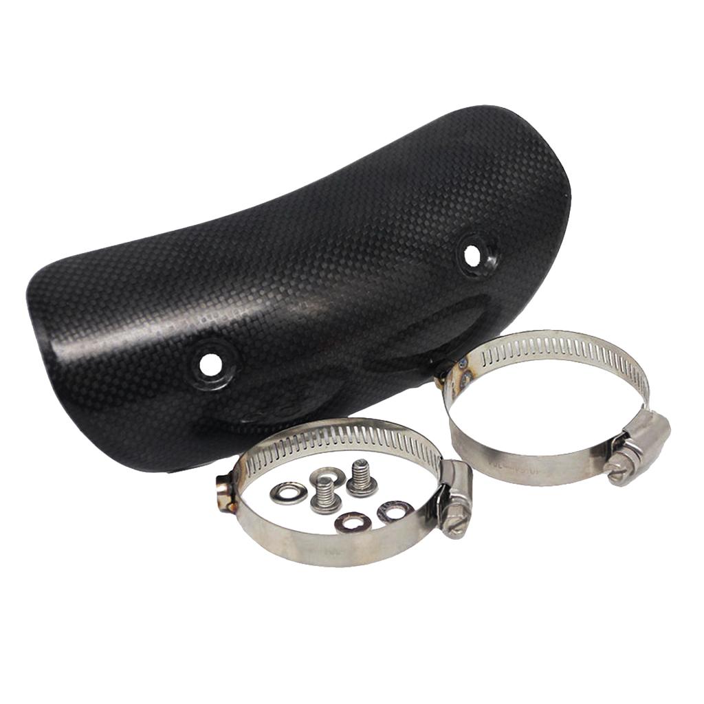 Motorcycle Exhaust Muffler Middle Pipe Protector Heat Shield Cover 200mm
