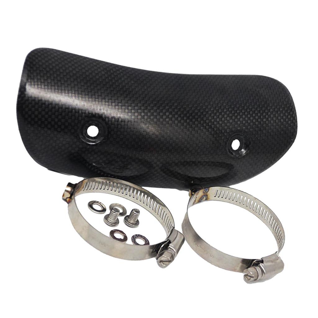 Motorcycle Exhaust Muffler Middle Pipe Protector Heat Shield Cover 200mm