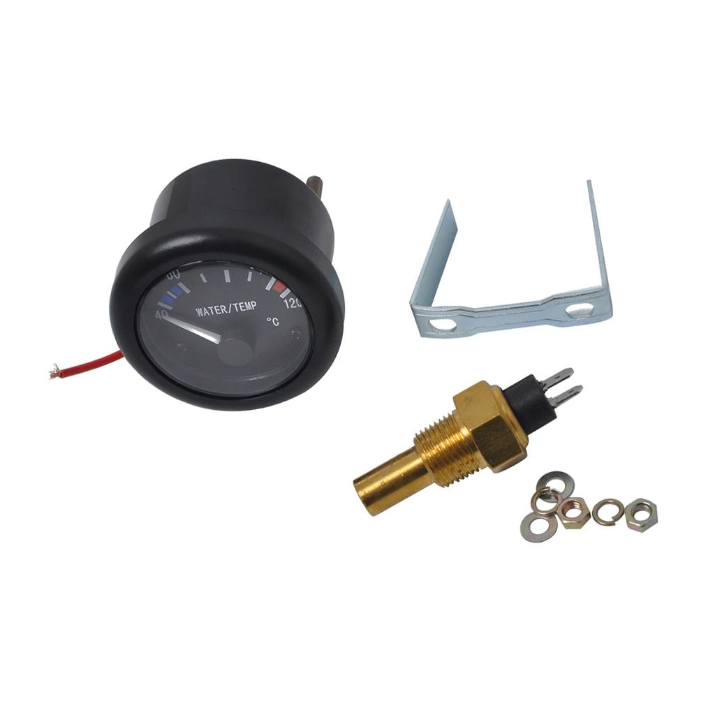 52mm 2 Marine Boat Water Temp Gauge Meter for Temperature Sensor"