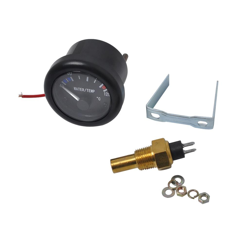 52mm 2 Marine Boat Water Temp Gauge Meter for Temperature Sensor"