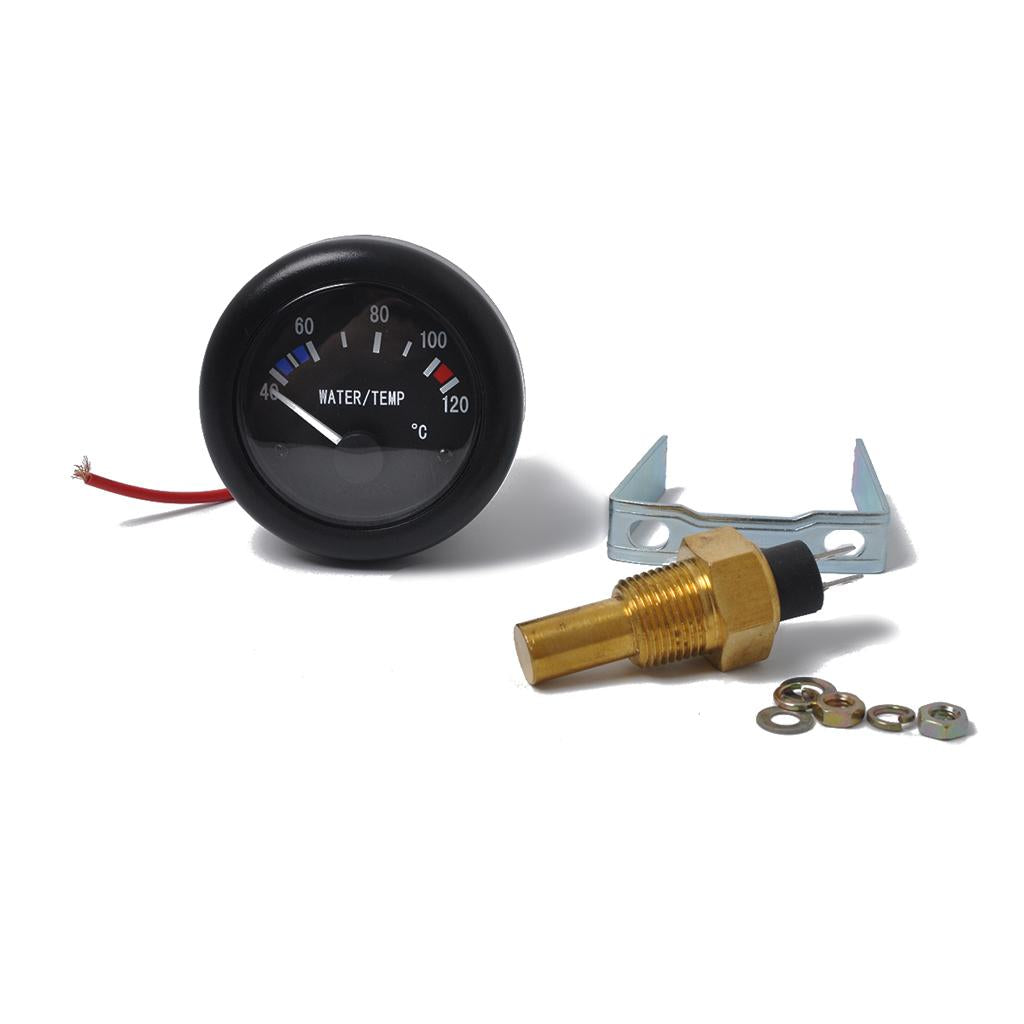 52mm 2 Marine Boat Water Temp Gauge Meter for Temperature Sensor"