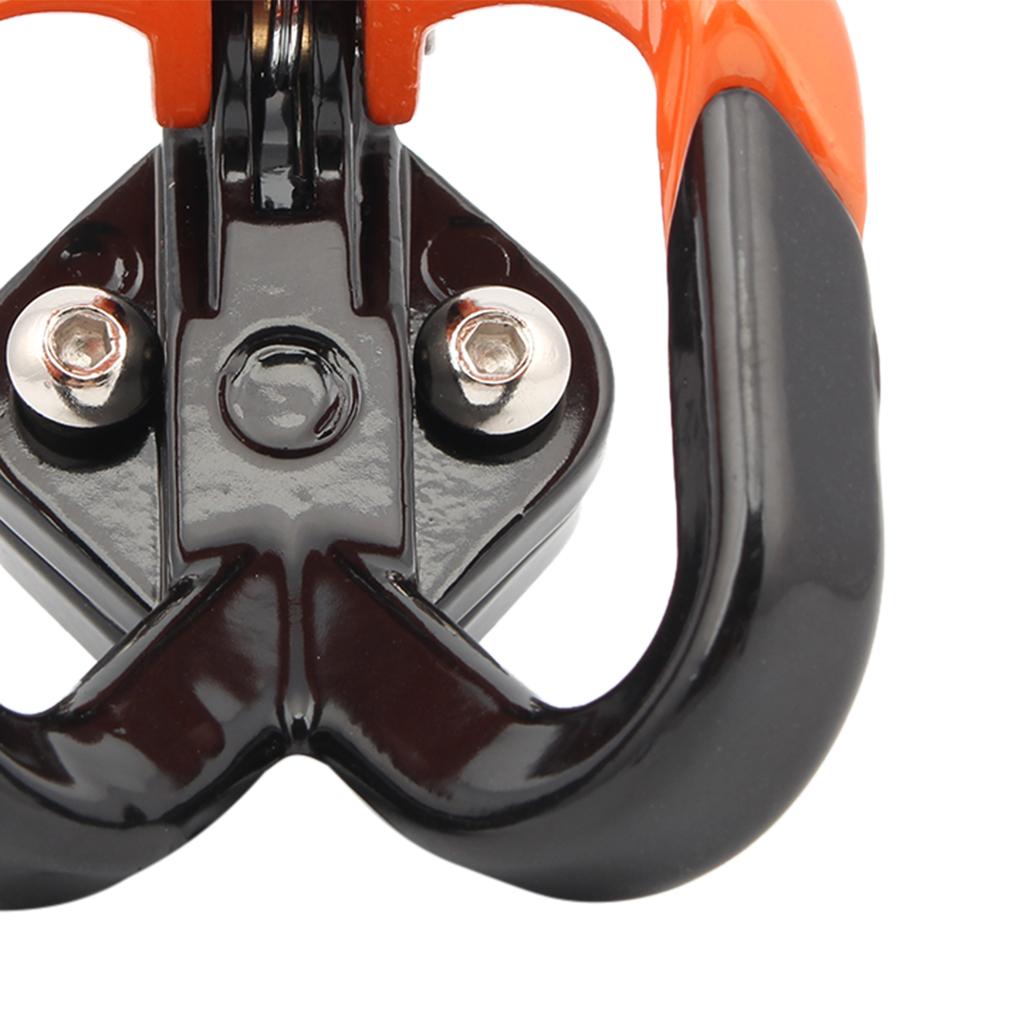 Heavy Duty Boat Motorcycle Dual Snap Hook Helmet Hanger Orange