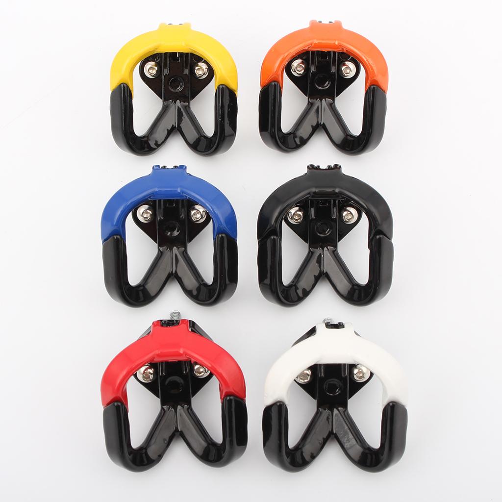 Heavy Duty Boat Motorcycle Dual Snap Hook Helmet Hanger Orange