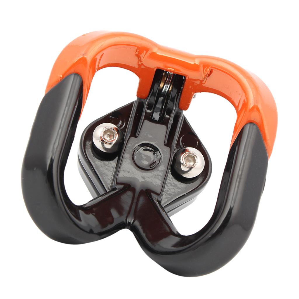 Heavy Duty Boat Motorcycle Dual Snap Hook Helmet Hanger Orange