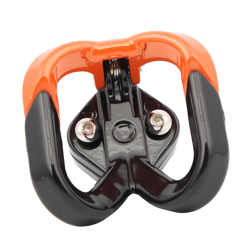 Heavy Duty Boat Motorcycle Dual Snap Hook Helmet Hanger Orange
