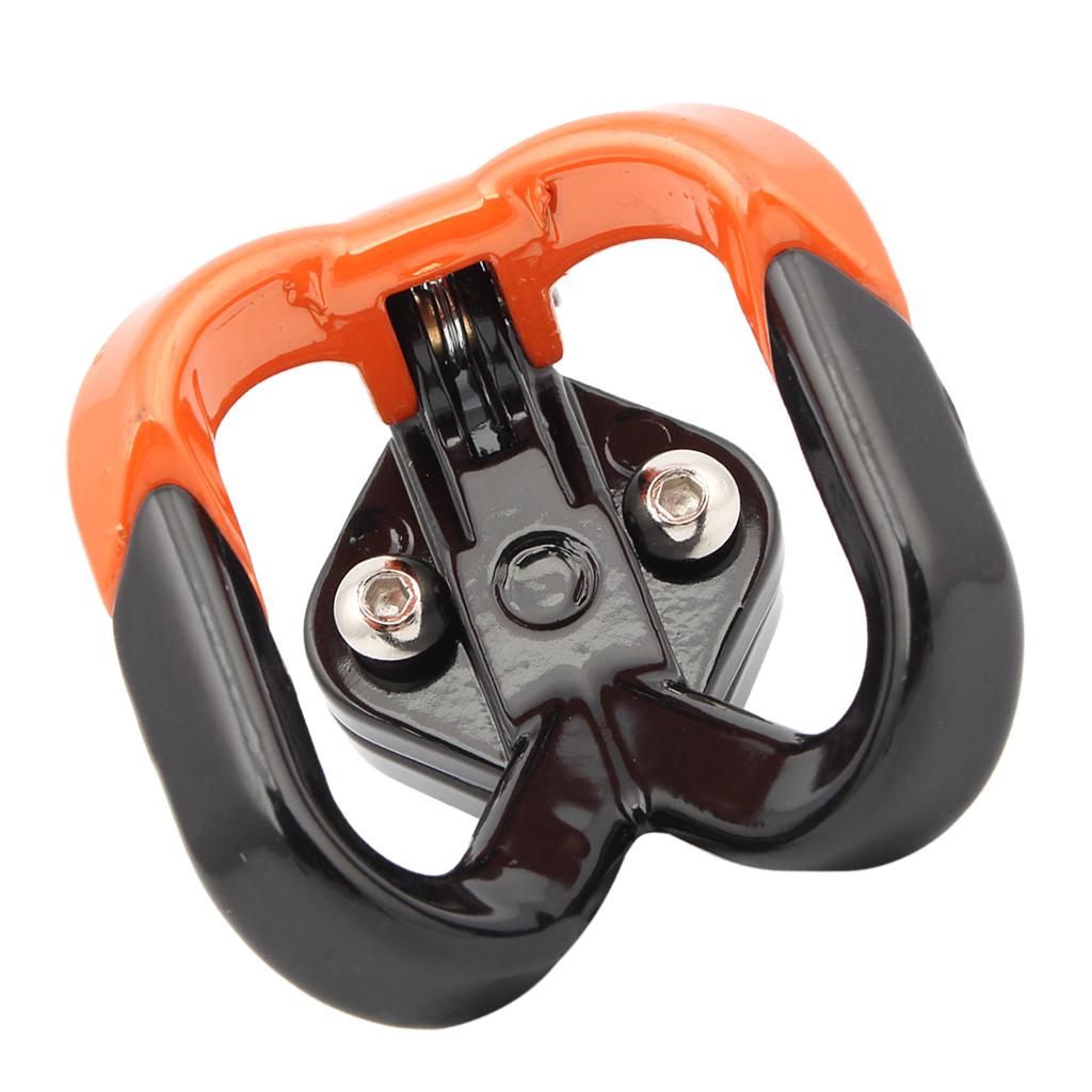 Heavy Duty Boat Motorcycle Dual Snap Hook Helmet Hanger Orange
