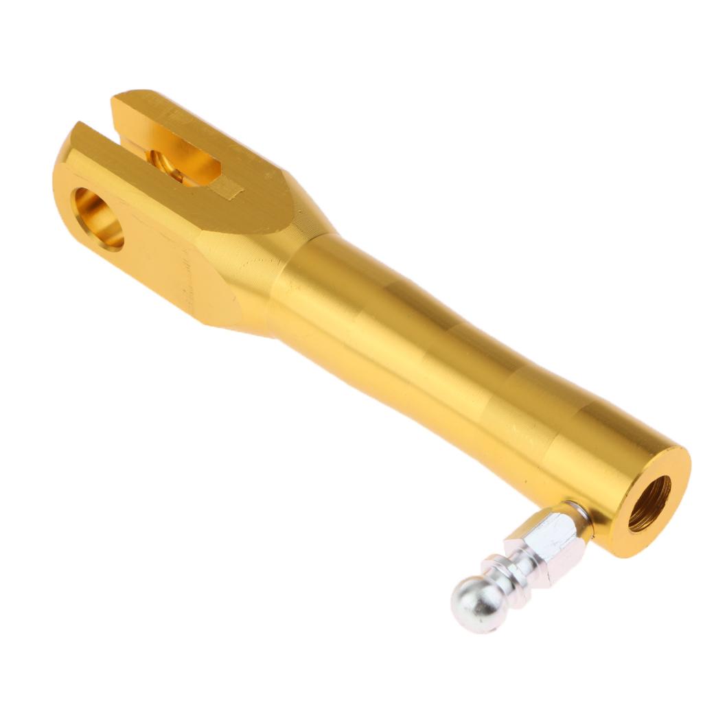 Motorcycle Universal Side Kickstand Parking Racks Scooter Support Foot Yellow