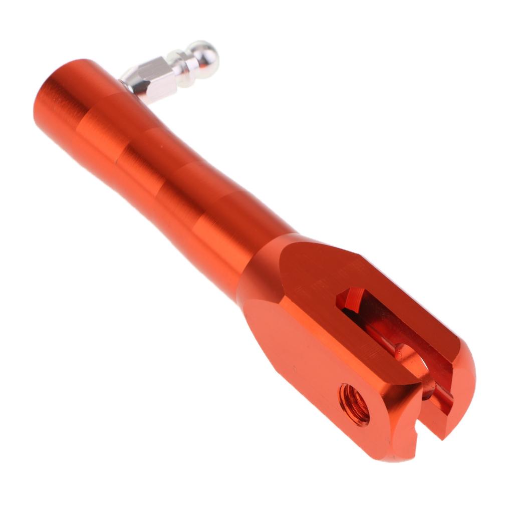 Motorcycle Universal Side Kickstand Parking Racks Scooter Support Foot Orange