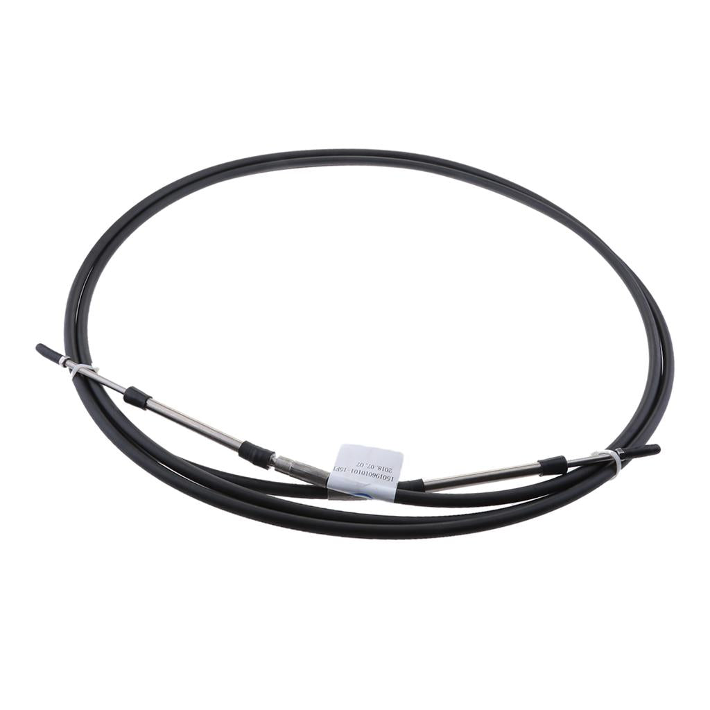 Black Throttle Shift Remote Control Box Cable for Yamaha Outboard 11 FT
