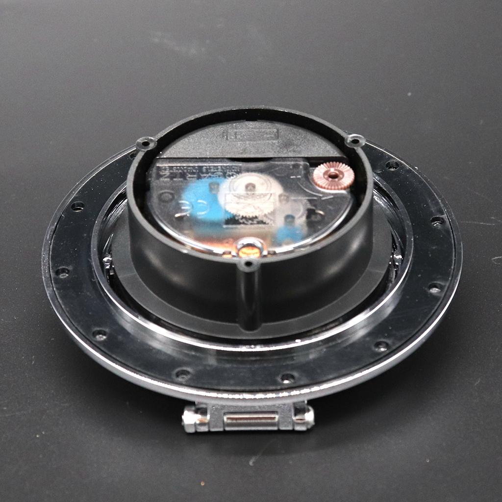 Vintage Rome Quartz Clock for Navigation Marine RV Yacht Boat SUV Silver
