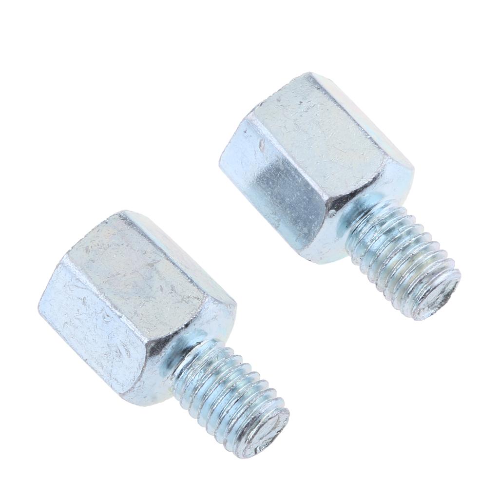 Motorcycle Rearview Mirror 8mm Postive to 8mm Postive Thread Adapter Screw