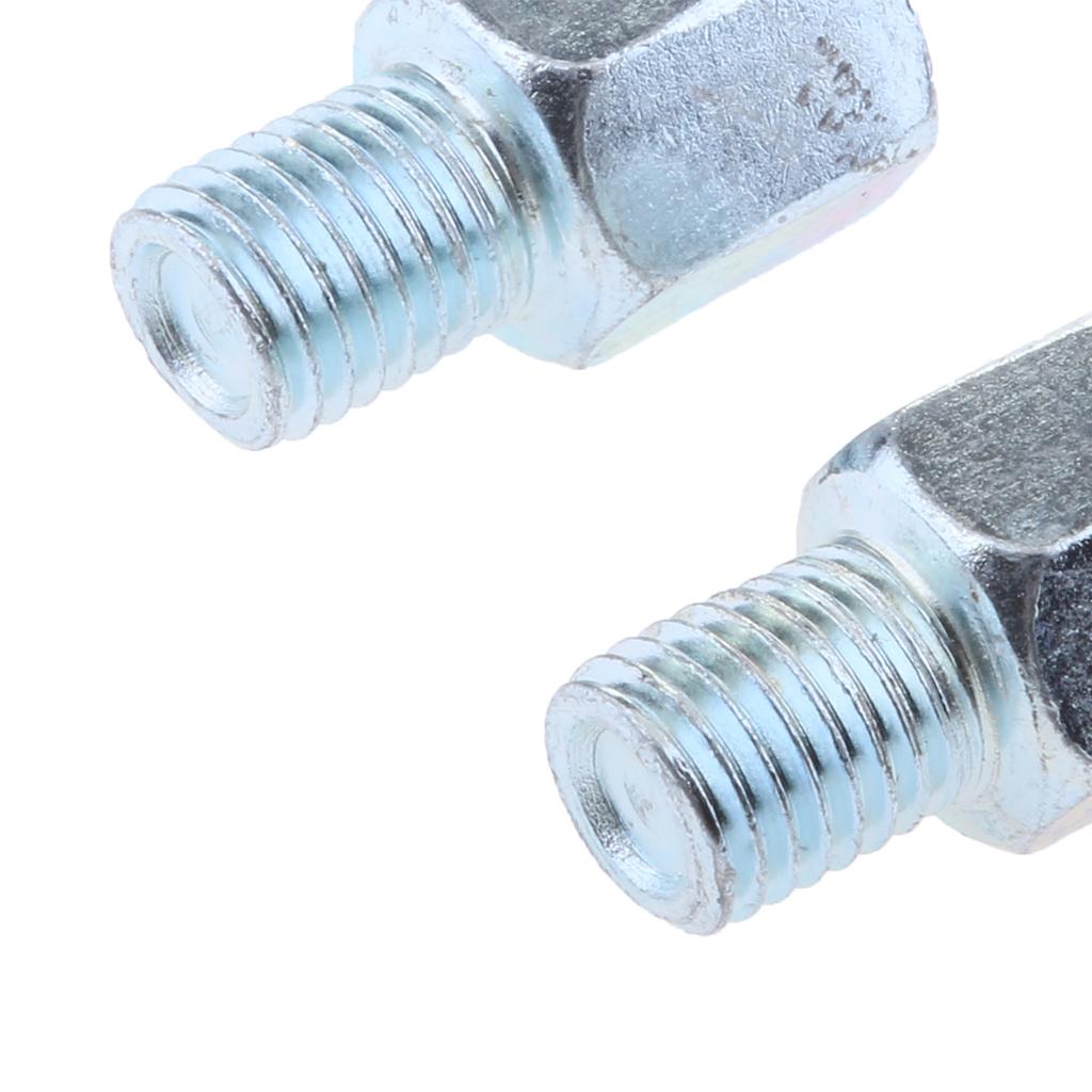 3xMotorcycle Rearview Mirror 8mm Postive to 10mm Postive Thread Adapter Screw