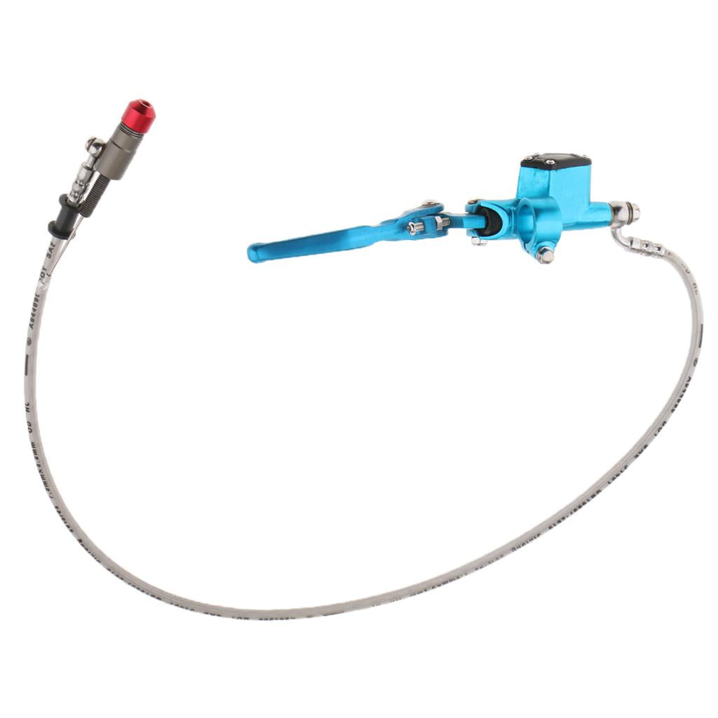 7/8'' Hydraulic Clutch Lever Master Cylinder for Pit Dirt Bike 900mm Blue