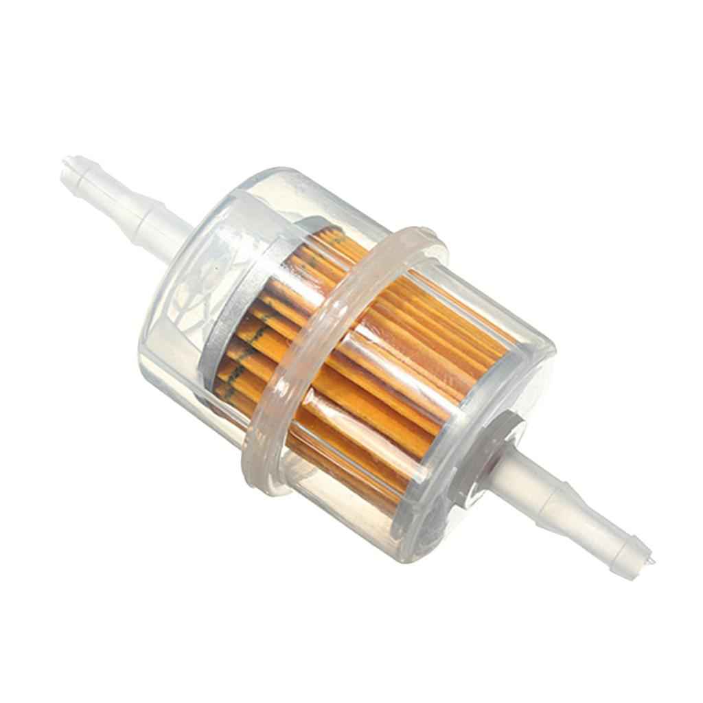 Car Auto Motorcycle Inline Petrol Fuel Filter Fits 6mm 8mm1/4'' 5/16'' Pipe Hose